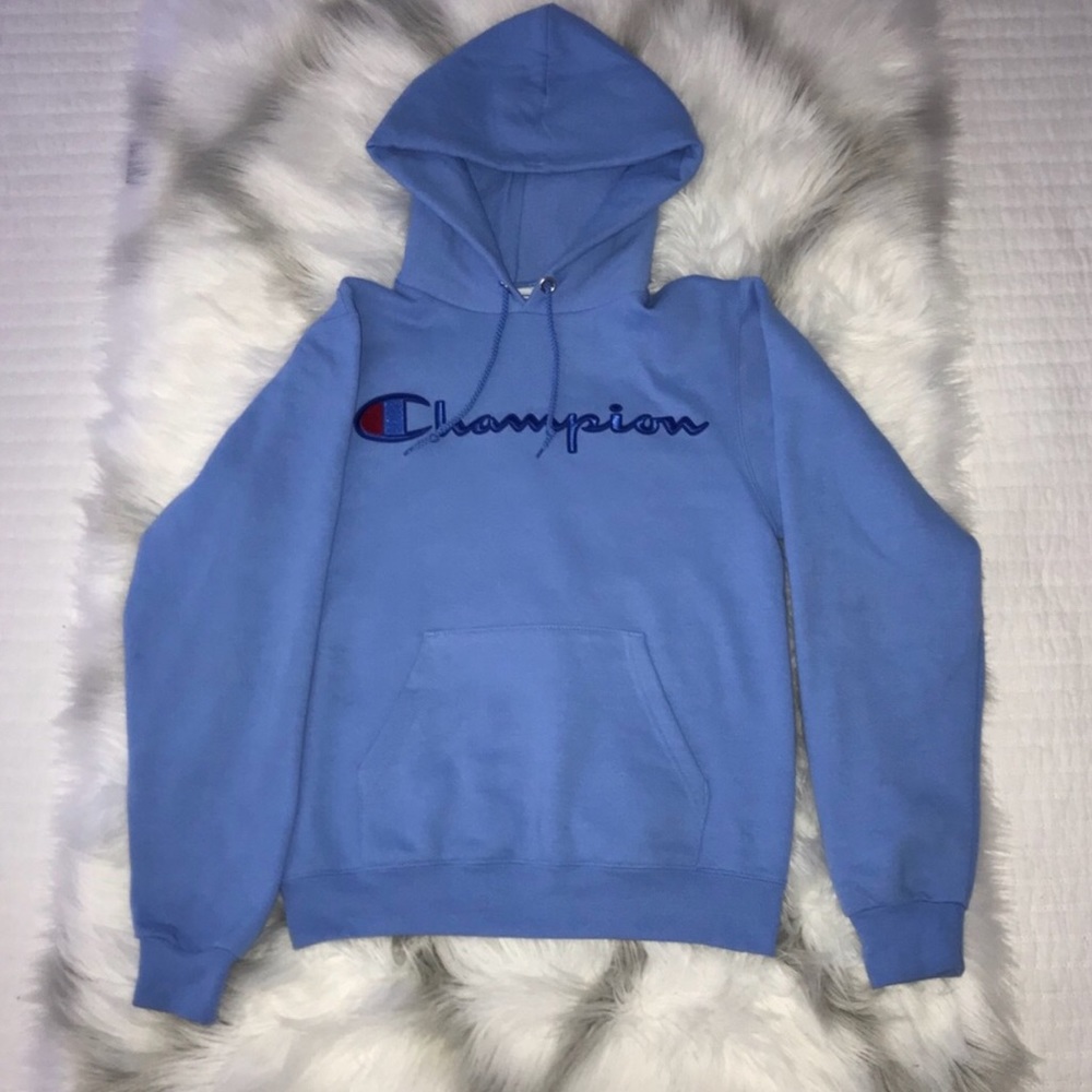 Champion Blue Hoodie